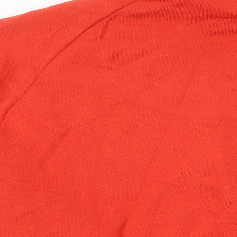 Umbro Womens Red 100% Cotton Pullover Sweatshirt Size L
