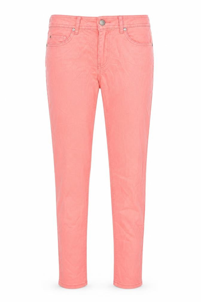 F&F Womens Pink Cotton Skinny Jeans Size 10 L29 in Regular