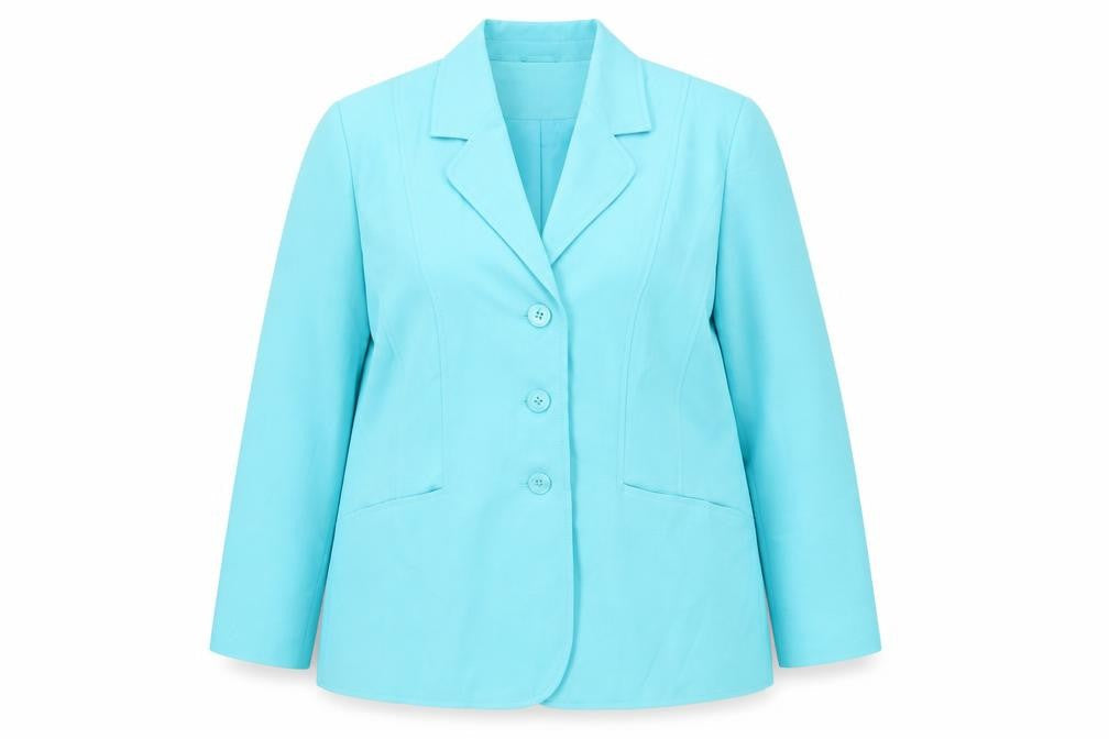 Essentials Collection Womens Blue Jacket Blazer Size 20 Button