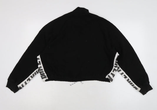 NEXT Girls Black Cotton Pullover Sweatshirt Size 16 Years