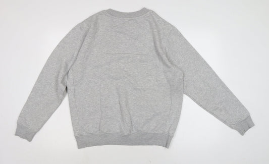 NEXT Womens Grey Cotton Pullover Sweatshirt Size S