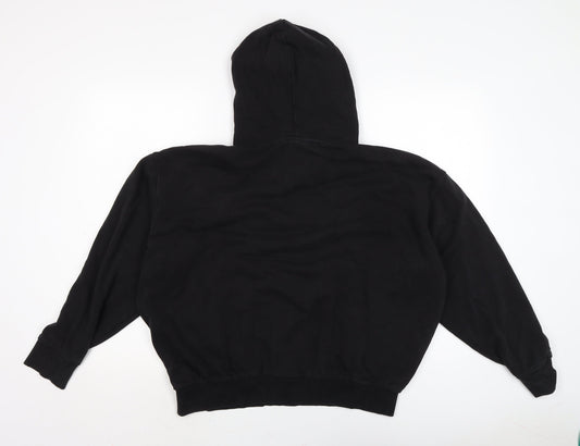 Weekend Womens Black Cotton Pullover Hoodie Size S