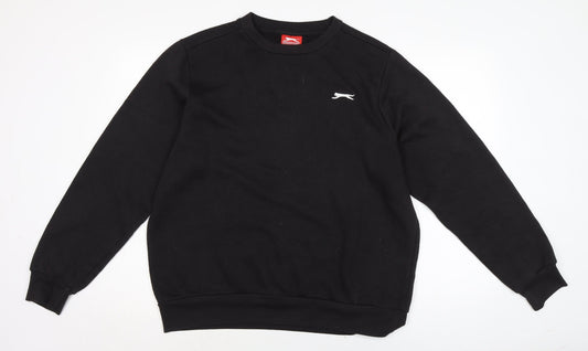 Slazenger Mens Black Cotton Pullover Sweatshirt Size L