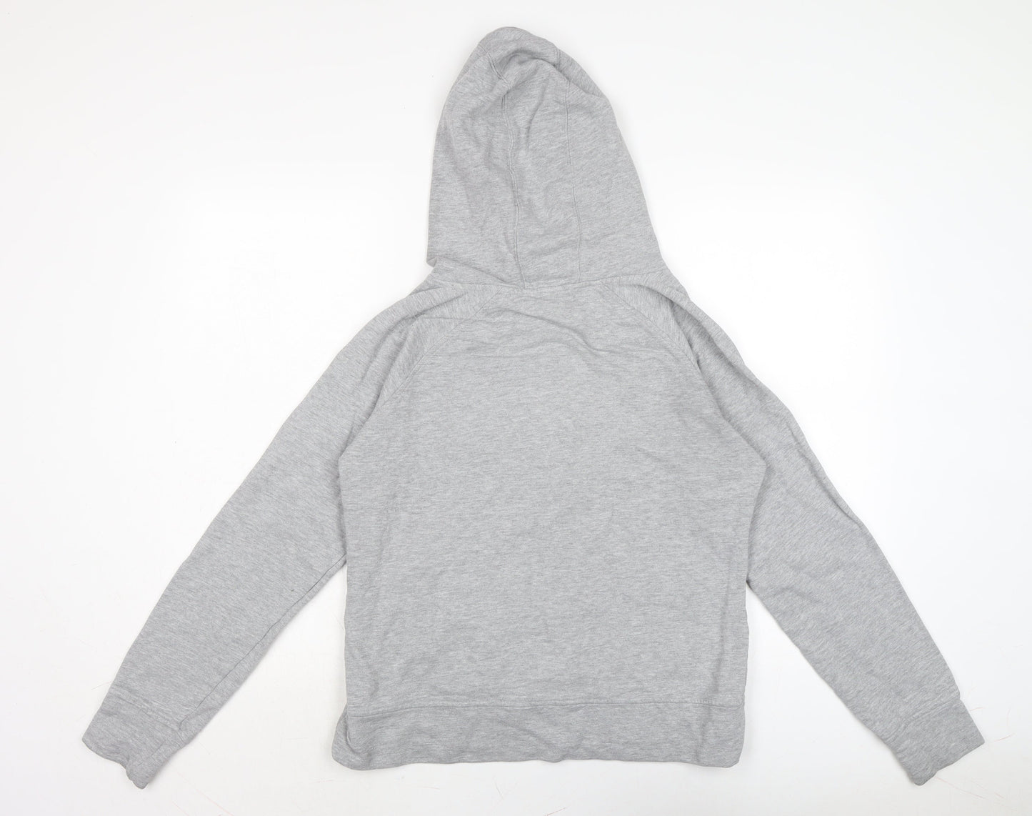 NEXT Womens Grey Houndstooth Cotton Pullover Hoodie Size 12
