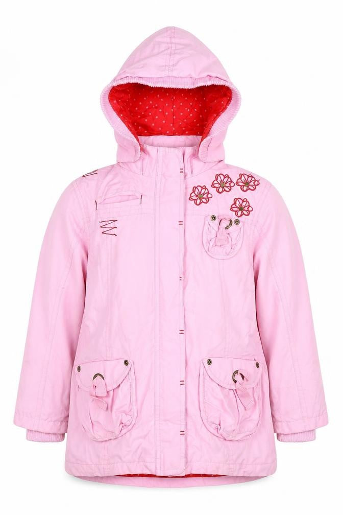 Fransa Girls Pink Jacket Size 6 Years Zip