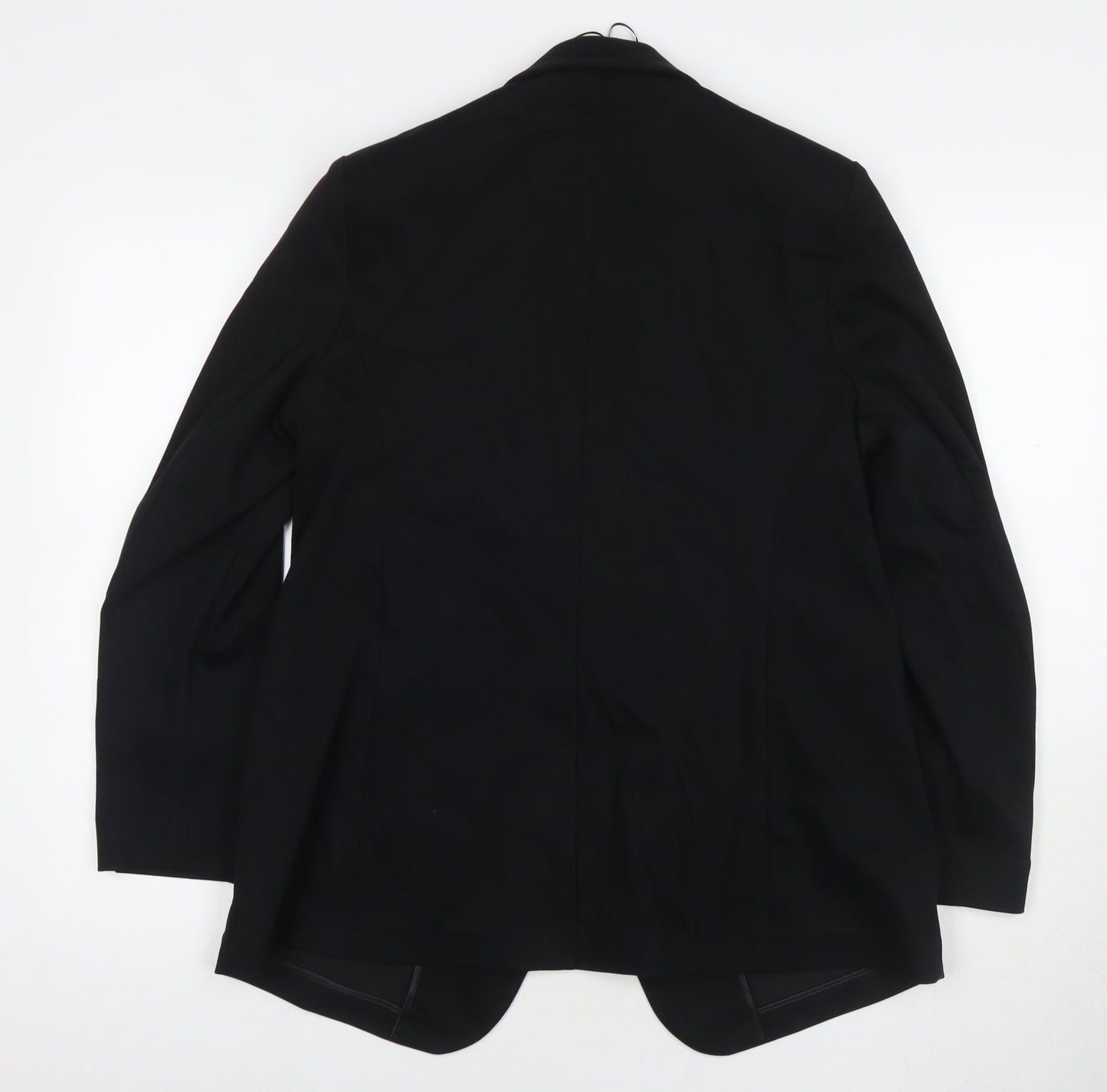 Marks and Spencer Womens Black Jacket Blazer Size 14 Button