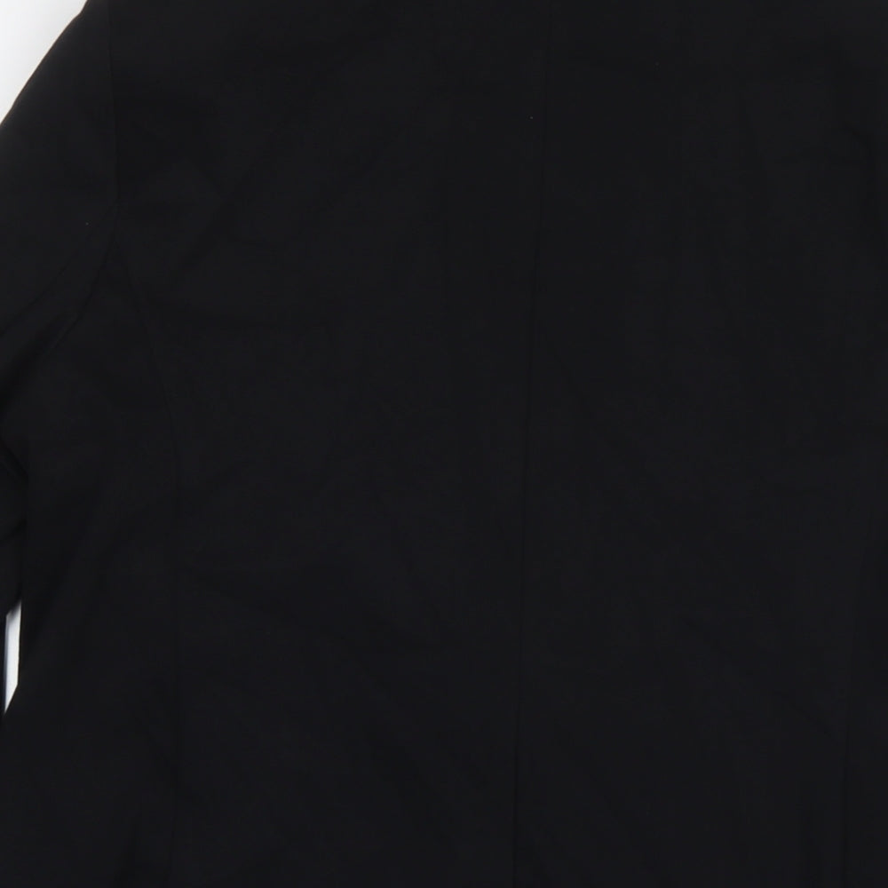 Marks and Spencer Womens Black Jacket Blazer Size 14 Button
