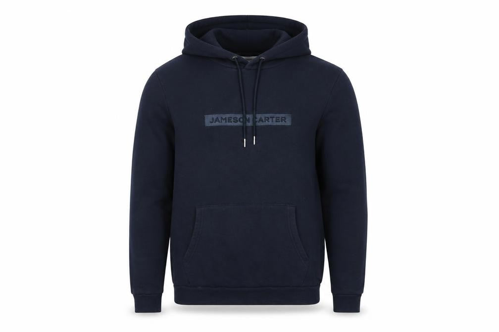 Jameson Carter Mens Blue Cotton Pullover Hoodie Size M
