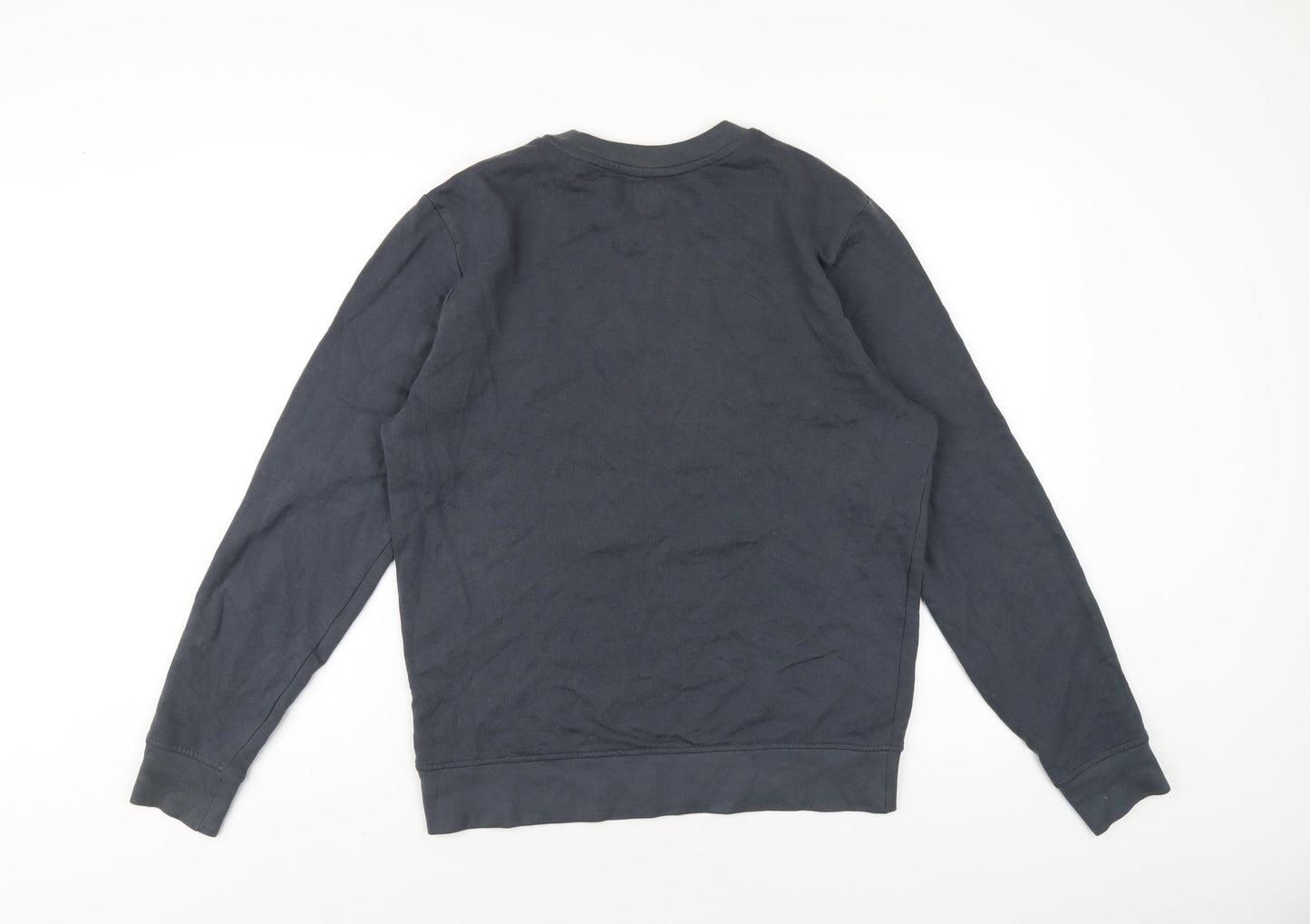 River Island Mens Grey Cotton Pullover Sweatshirt Size S