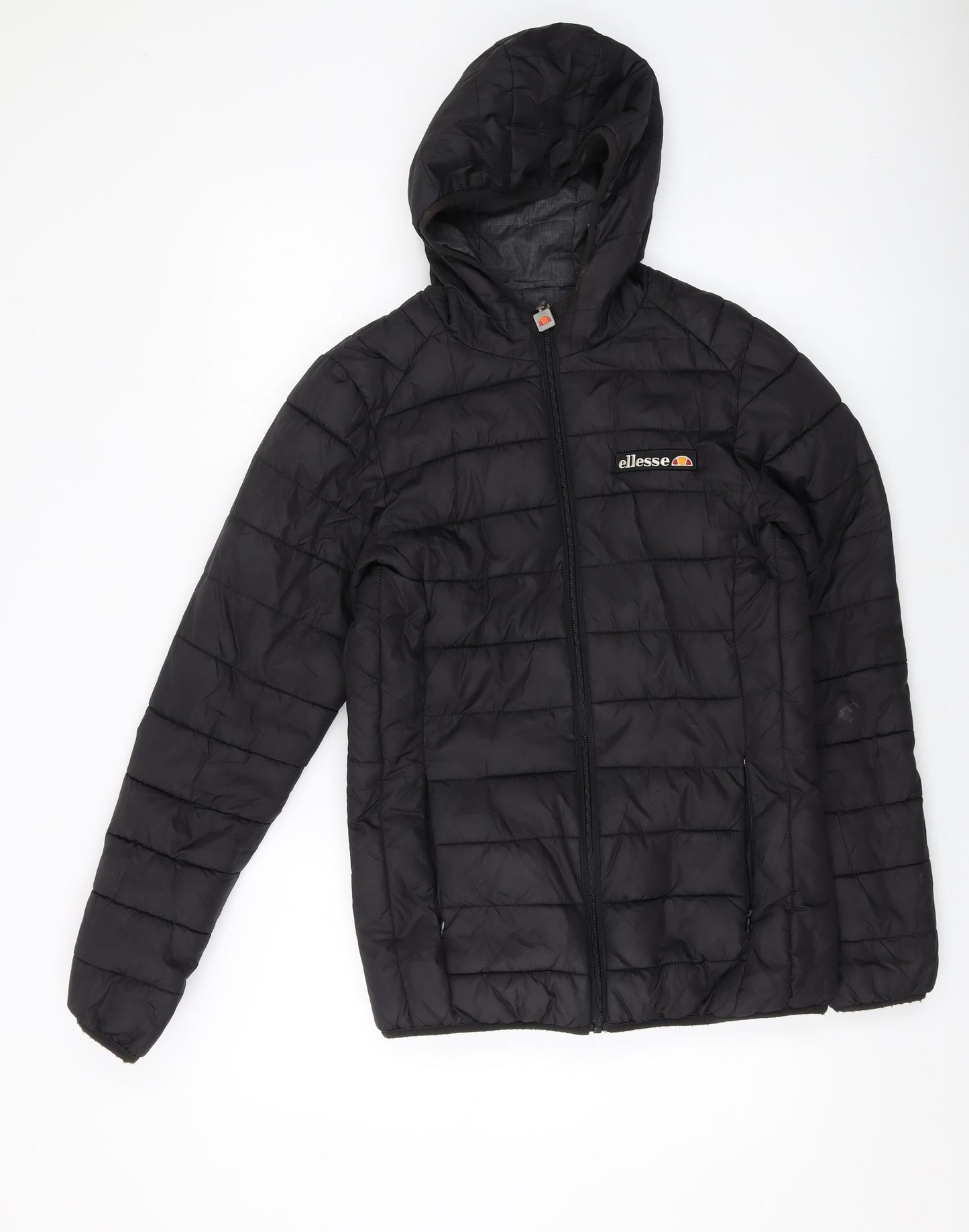 ellesse Womens Black Puffer Jacket Jacket Size 8 Zip