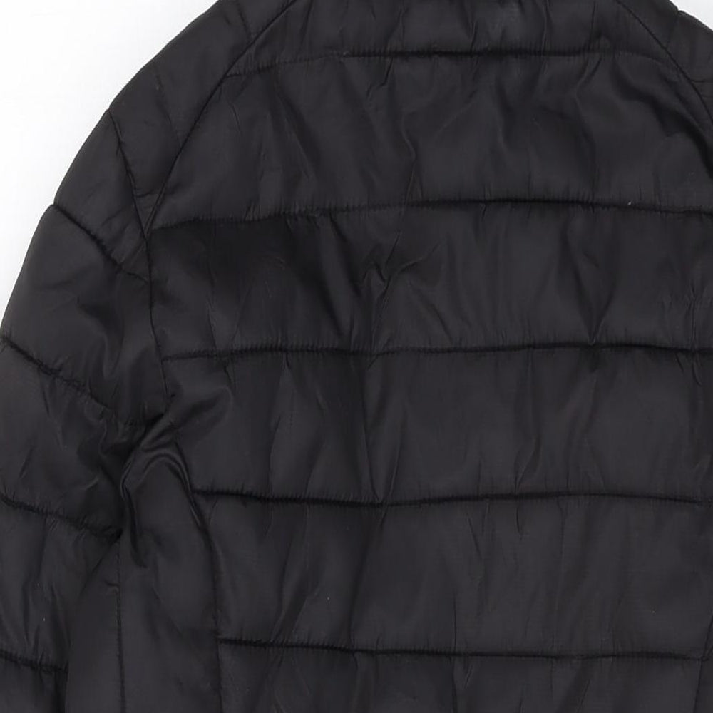 ellesse Womens Black Puffer Jacket Jacket Size 8 Zip