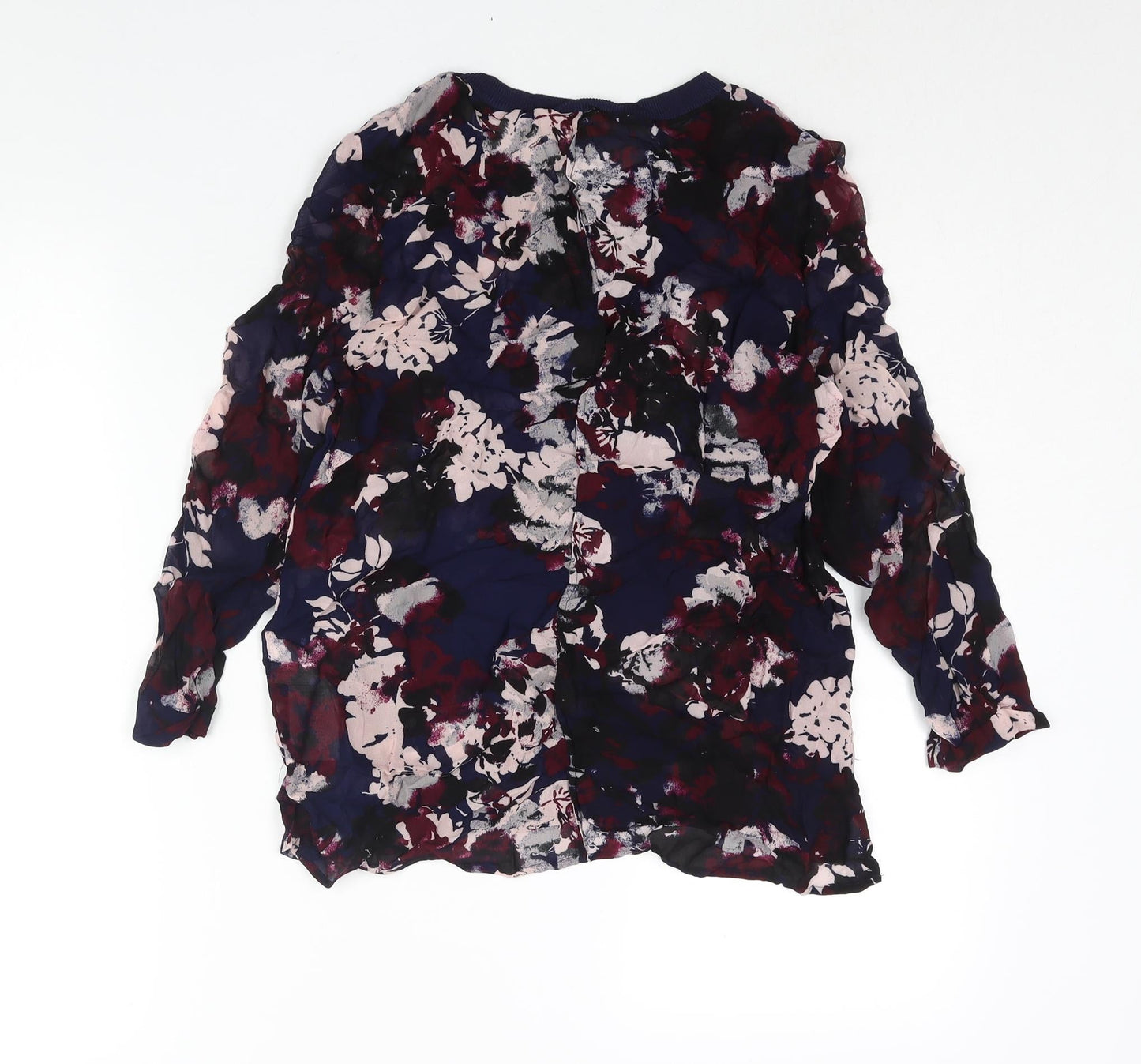 InWear Womens Multicoloured Geometric Viscose Basic Blouse Size 10 Round Neck