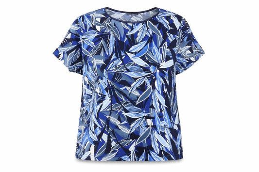 Womens UK Size XL Anna Rose Blue Polyester Blouse