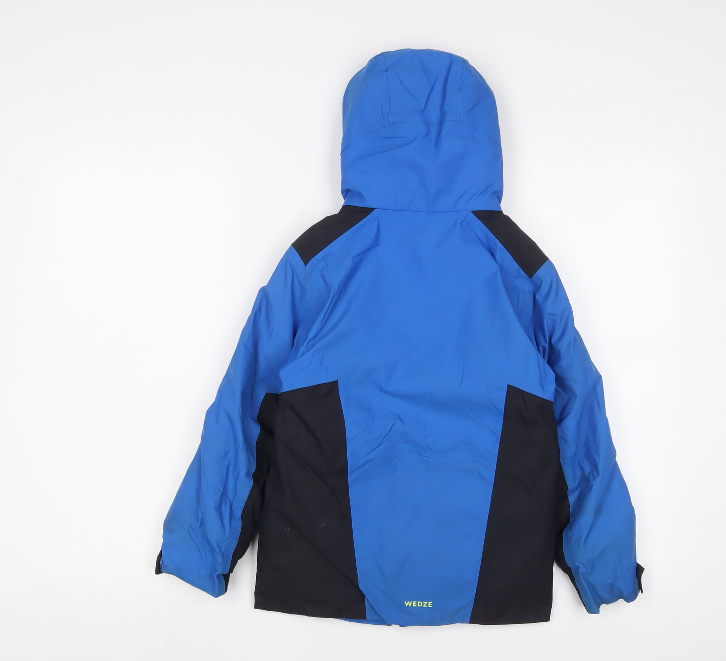 Wedze Boys Blue Basic Coat Coat Size 6 Years Zip - Zip Pockets