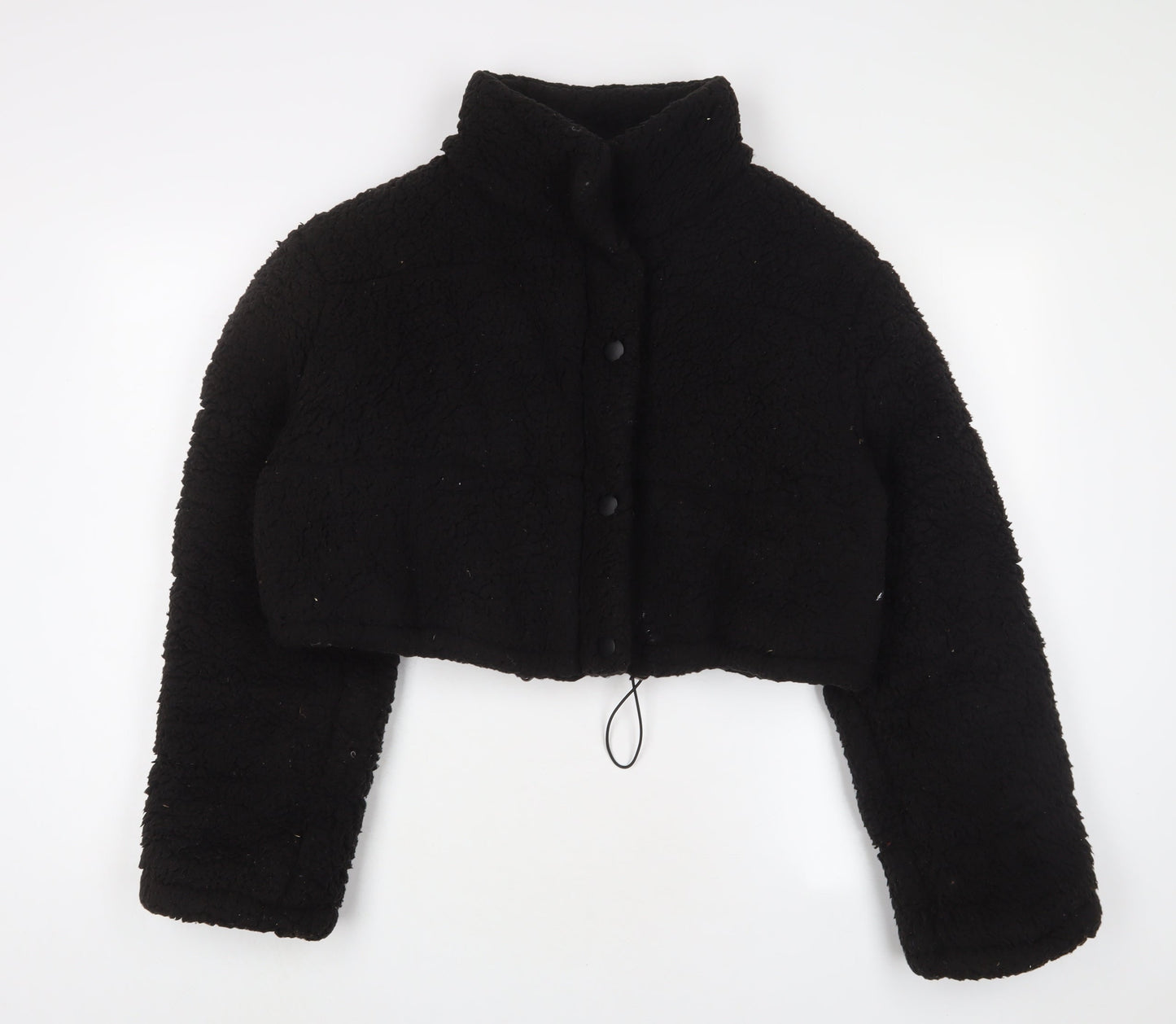 Boohoo Womens Black Jacket Size 12 Zip