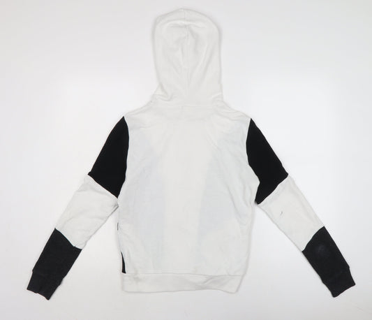 Victoria's Secret Womens White Cotton Full Zip Hoodie Size XS