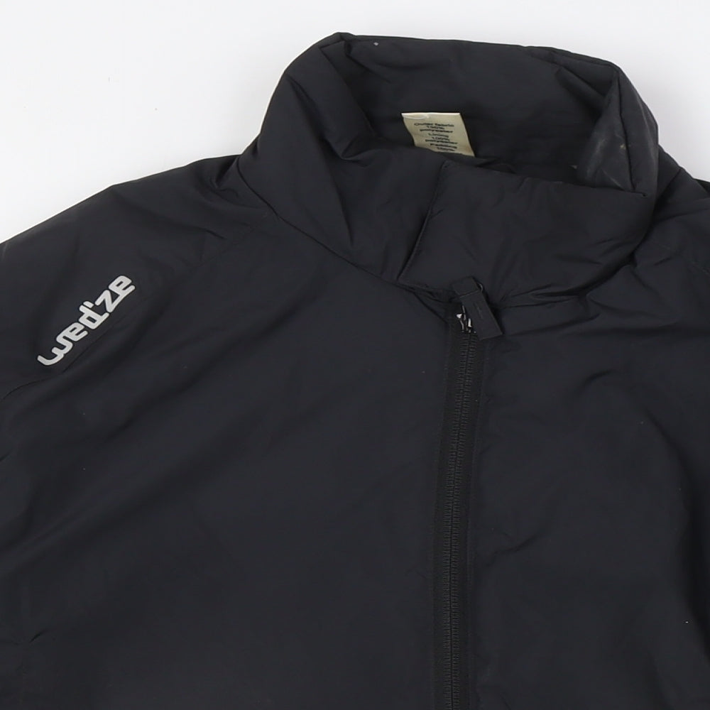 DECATHLON Womens Black Jacket Size S Zip