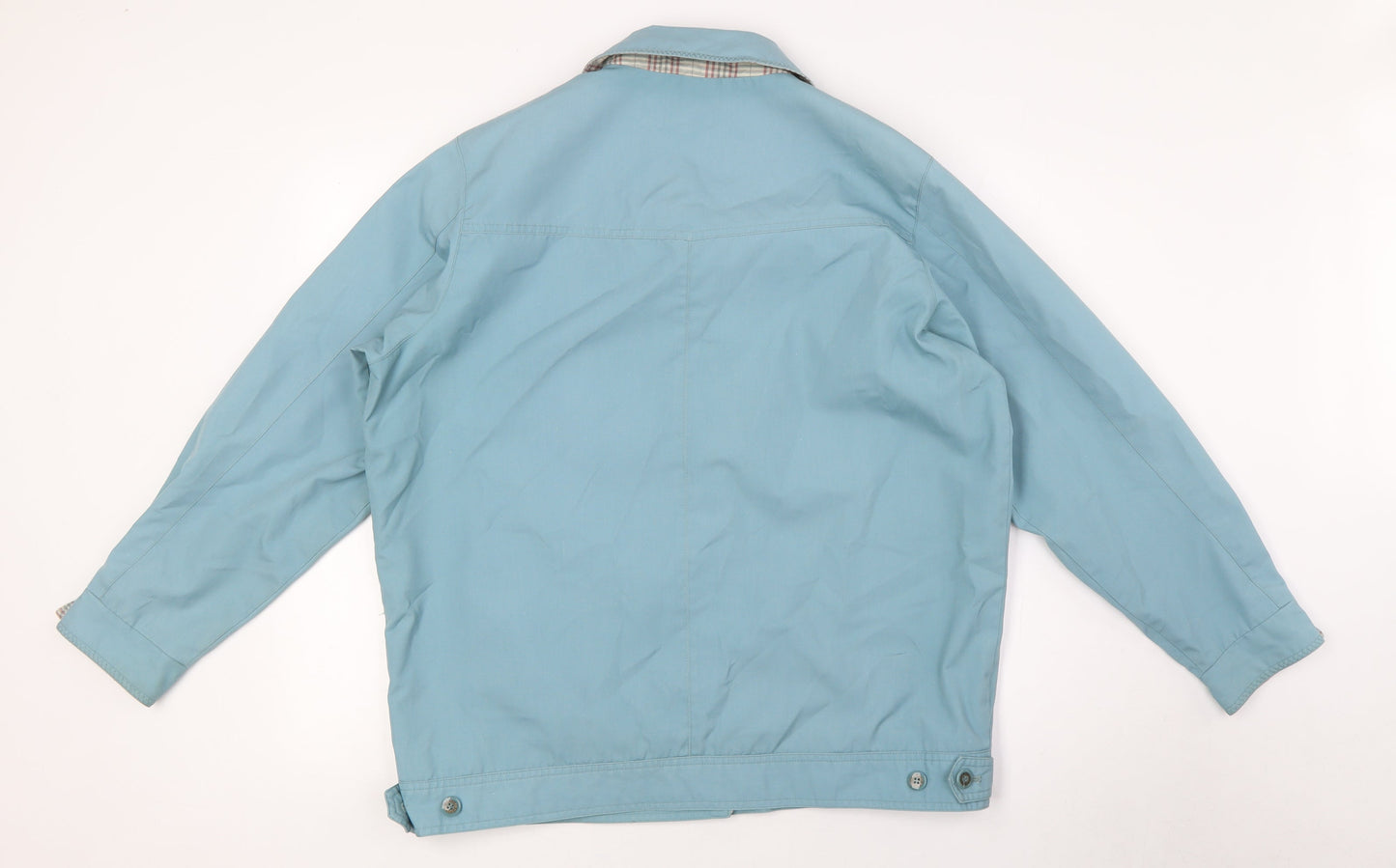 David Barry Womens Blue Jacket Size 16 Button