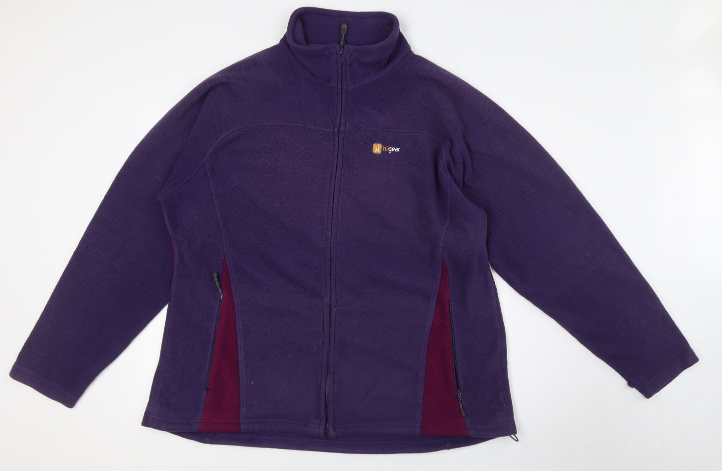 Hi Gear Womens Purple Jacket Coatigan Size 20 Zip - Interactive