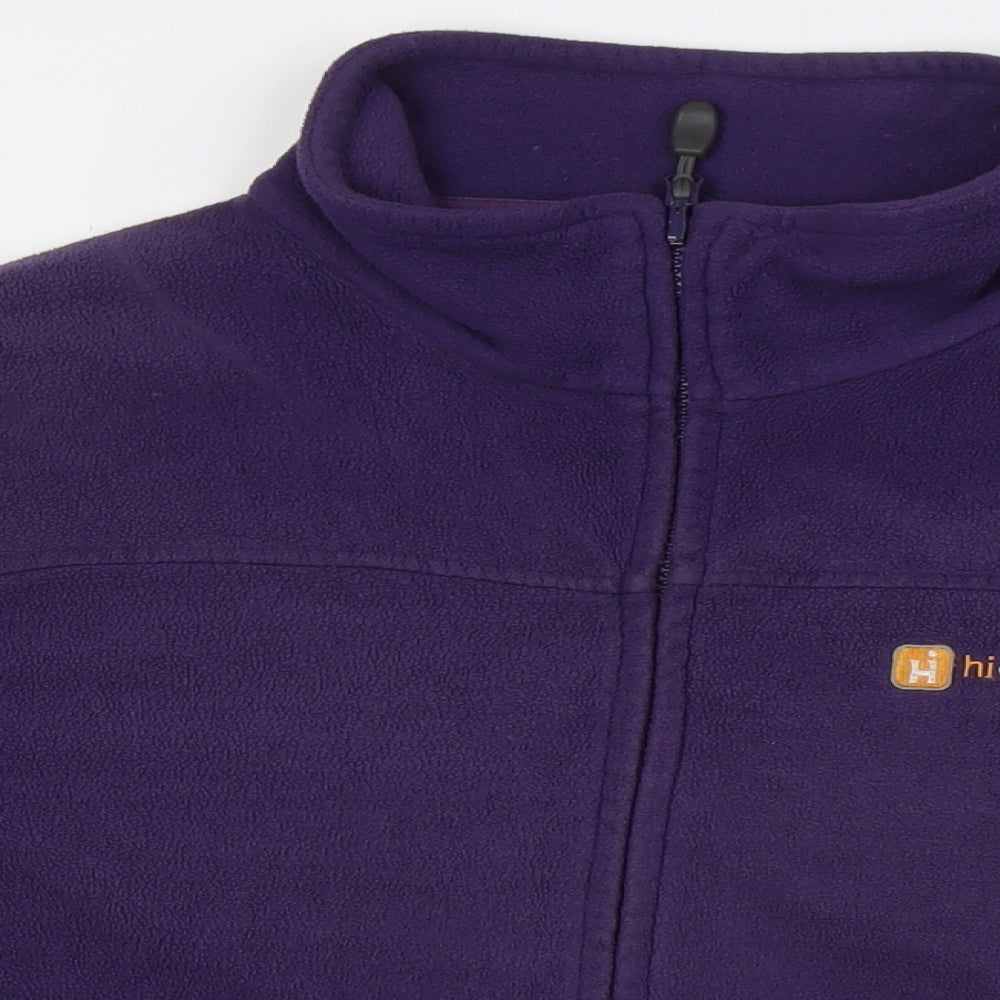 Hi Gear Womens Purple Jacket Coatigan Size 20 Zip - Interactive