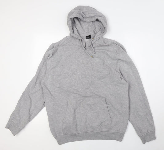 Star Wars Mens Grey Cotton Pullover Hoodie Size L - Star Wars