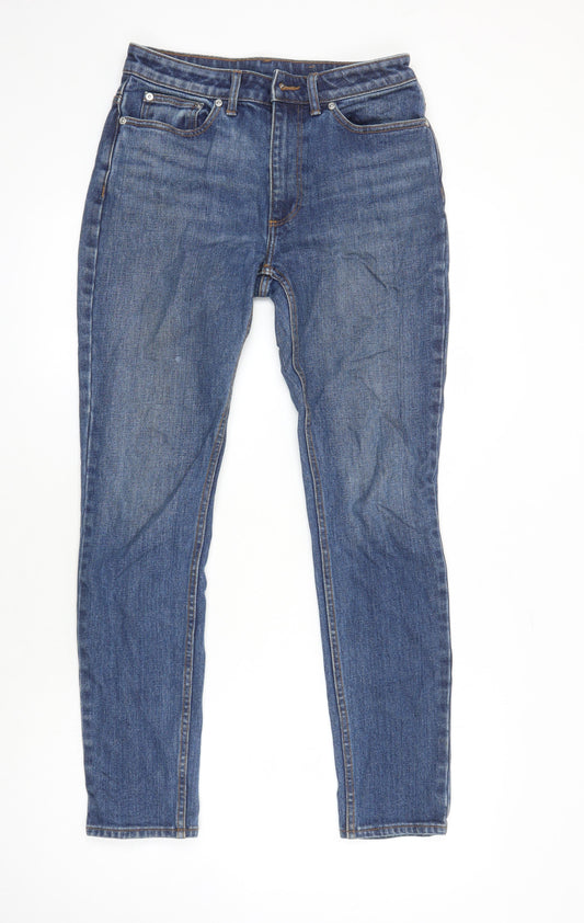 Burberry Womens Blue Cotton Skinny Jeans Size 26 in L27 in Regular