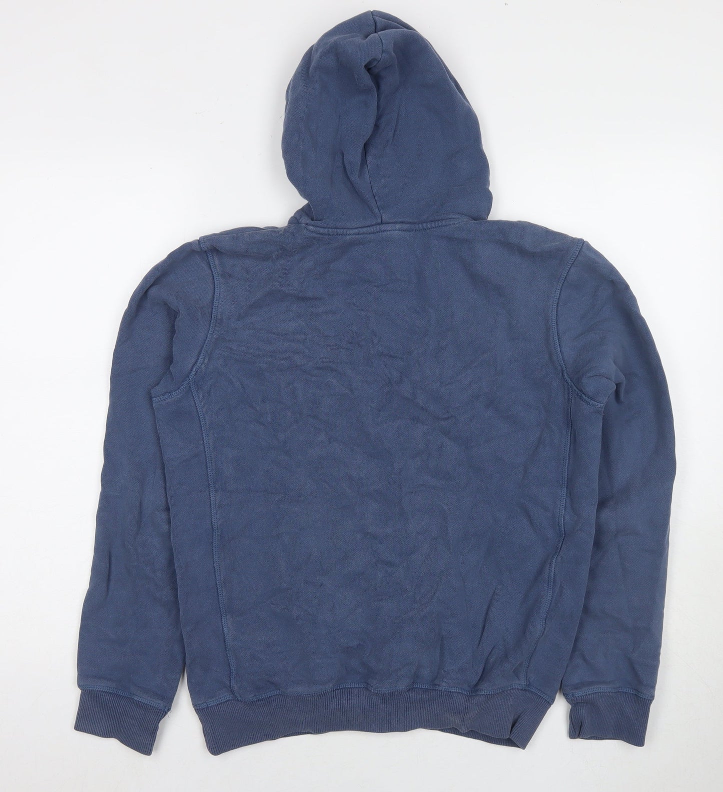 NEXT Mens Blue Cotton Pullover Hoodie Size S