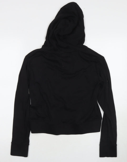 LA Gear Womens Black Cotton Pullover Sweatshirt Size 10 Pullover - Logo