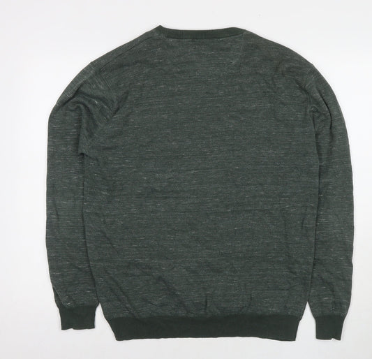 NEXT Mens Green Cotton Pullover Sweatshirt Size XL