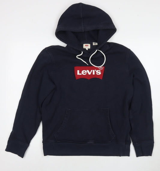 Levi's Mens Blue Cotton Pullover Sweatshirt Size M