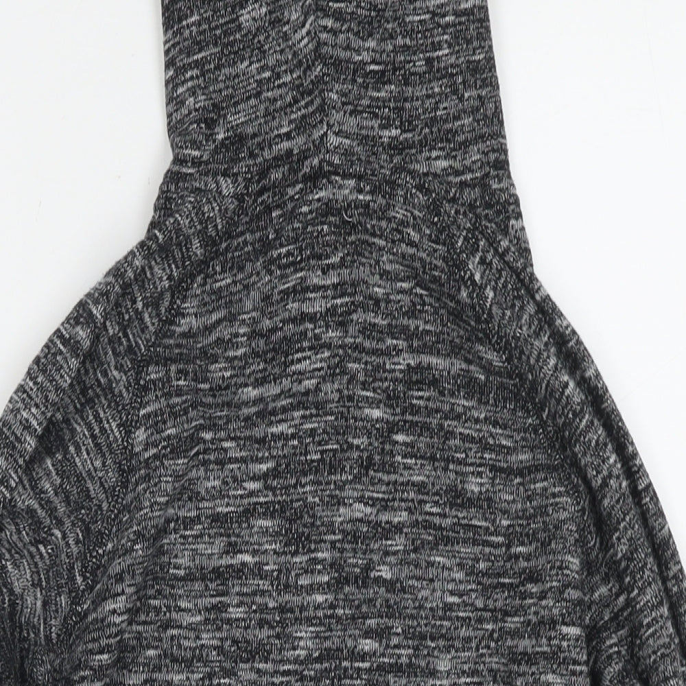 Jack Wills Womens Grey Cotton Pullover Hoodie Size 6 Pullover