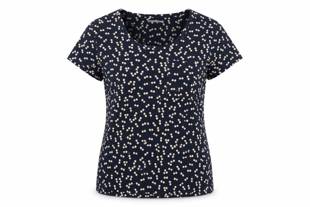 Womens UK Size L Gap Blue Polyester T-Shirt
