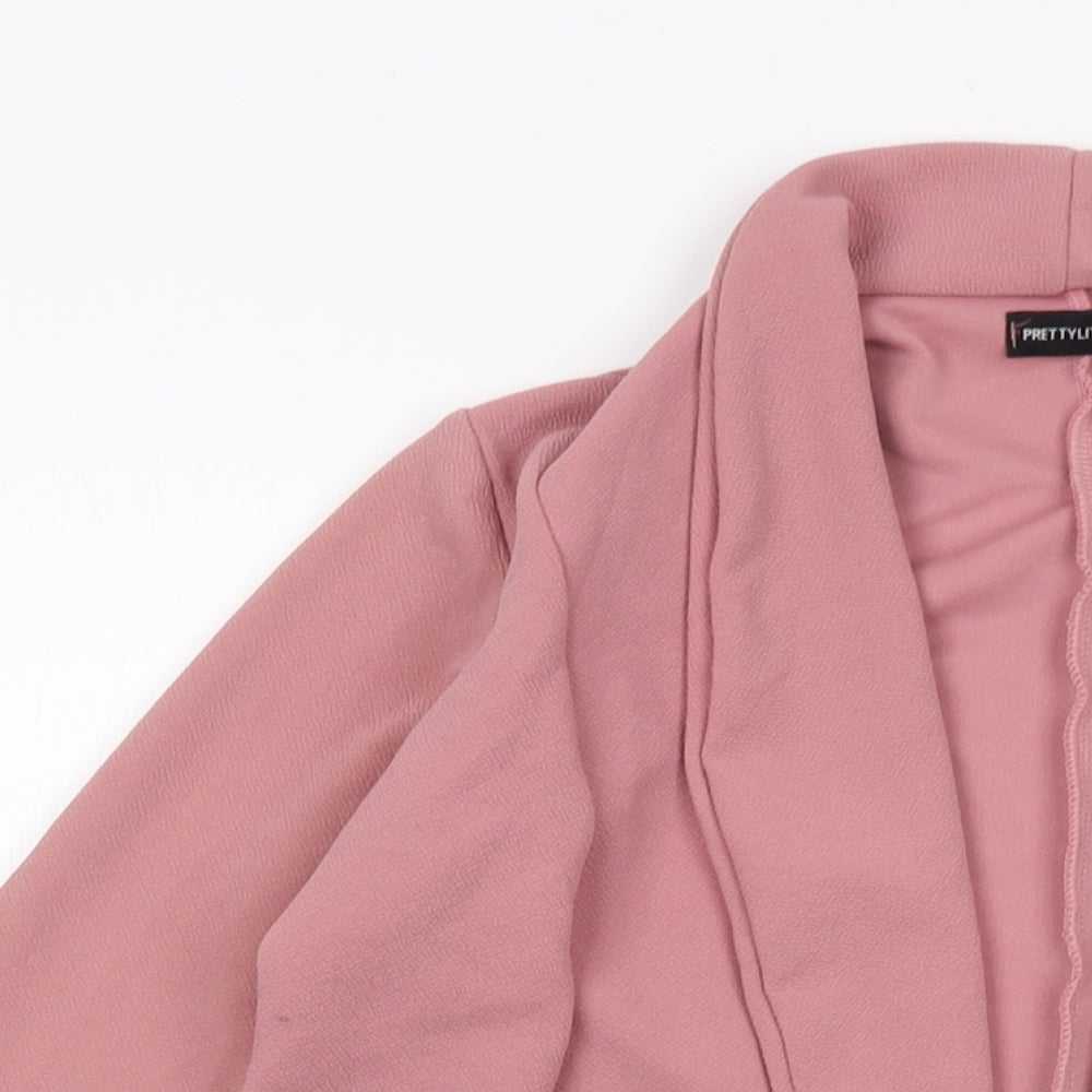 PRETTYLITTLETHING Womens Pink Jacket Size 8