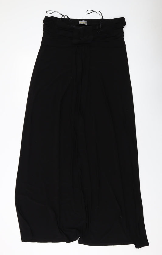 Roman Womens Black Polyester A-Line Size 16 Off the Shoulder Pullover