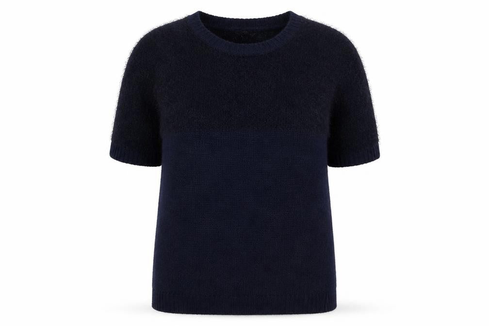 Dorothy Perkins Womens Blue Crew Neck Acrylic Pullover Jumper Size 12