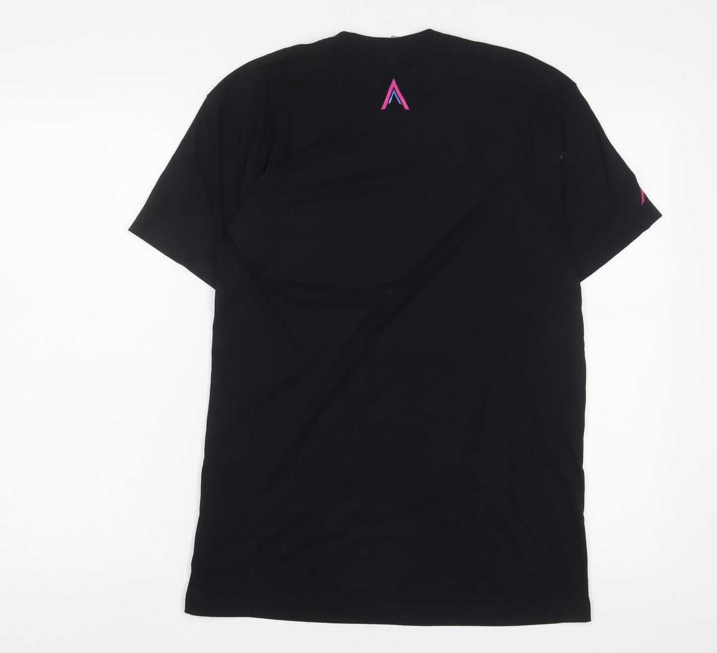 Next Level Womens Black Cotton Basic T-Shirt Size M Crew Neck