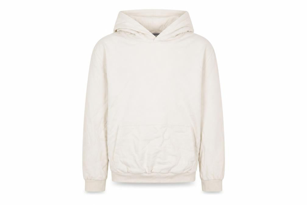 Marks & Spencer Boys Ivory Cotton Pullover Hoodie Size 10-11 Years Pullover