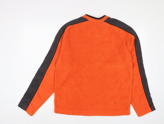 Gap Mens Orange Polyester Pullover Sweatshirt Size S