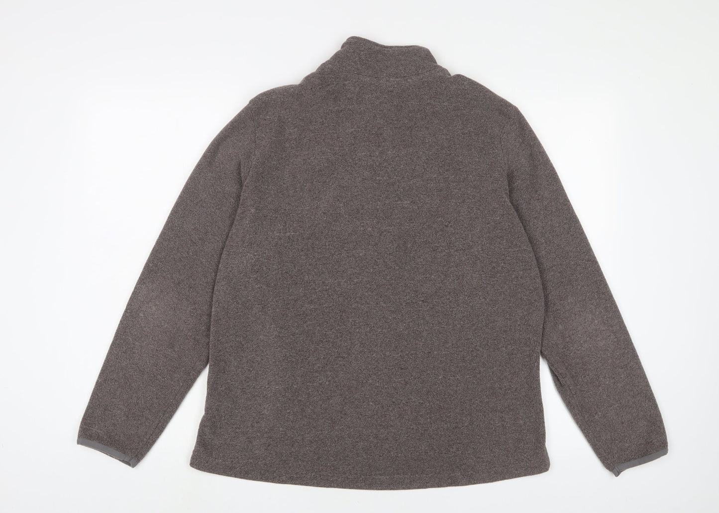 Marks and Spencer Womens Brown Jacket Size 16 Zip - Zip Pockets
