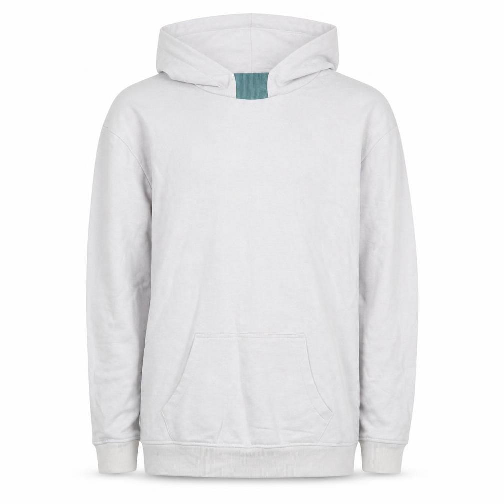 Marks & Spencer Boys White Cotton Pullover Hoodie Size 14-15 Years Pullover