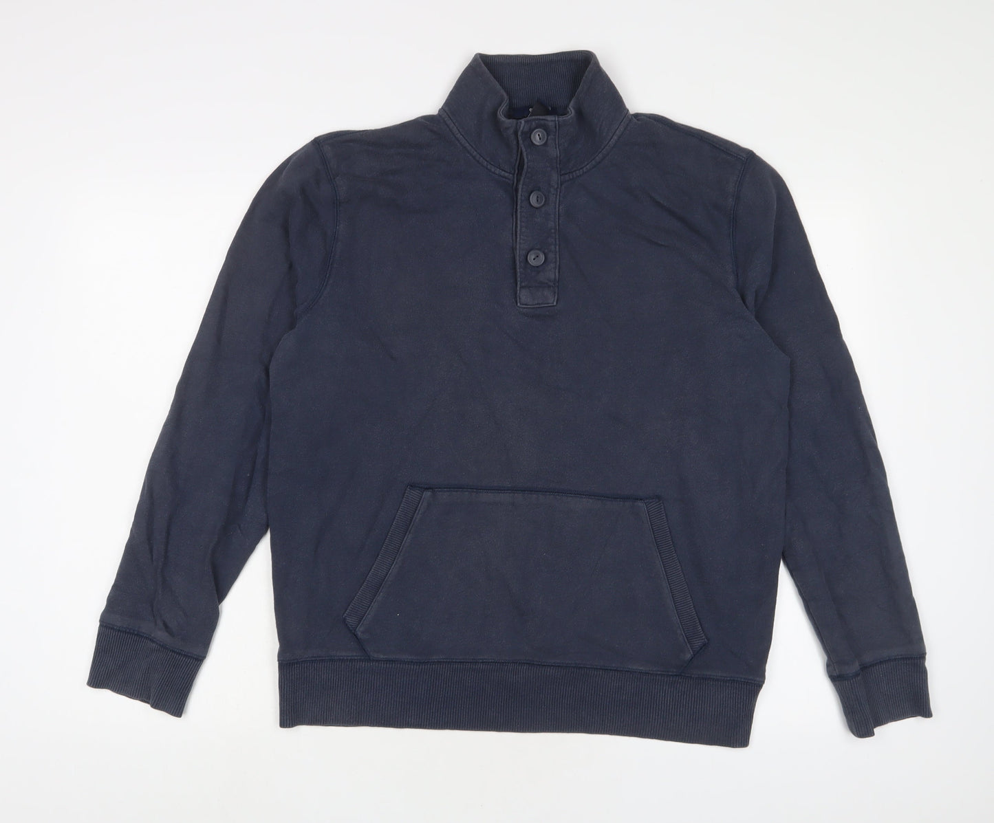 Gap Mens Blue Cotton Pullover Sweatshirt Size L