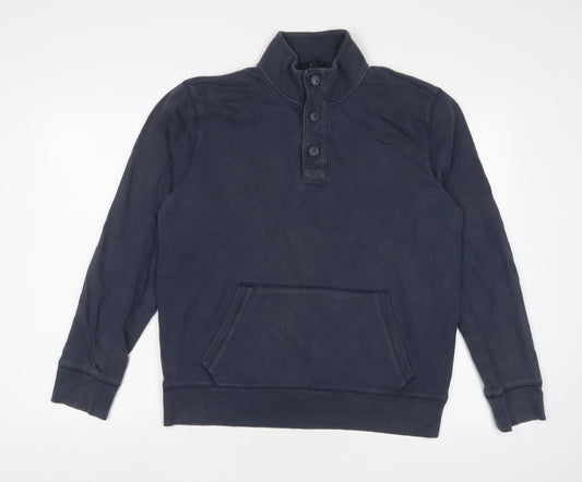 Gap Mens Blue Cotton Pullover Sweatshirt Size L