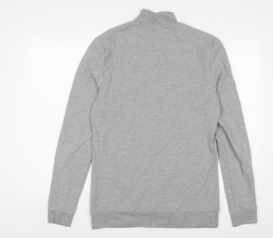 ASOS Mens Grey Cotton Pullover Sweatshirt Size L