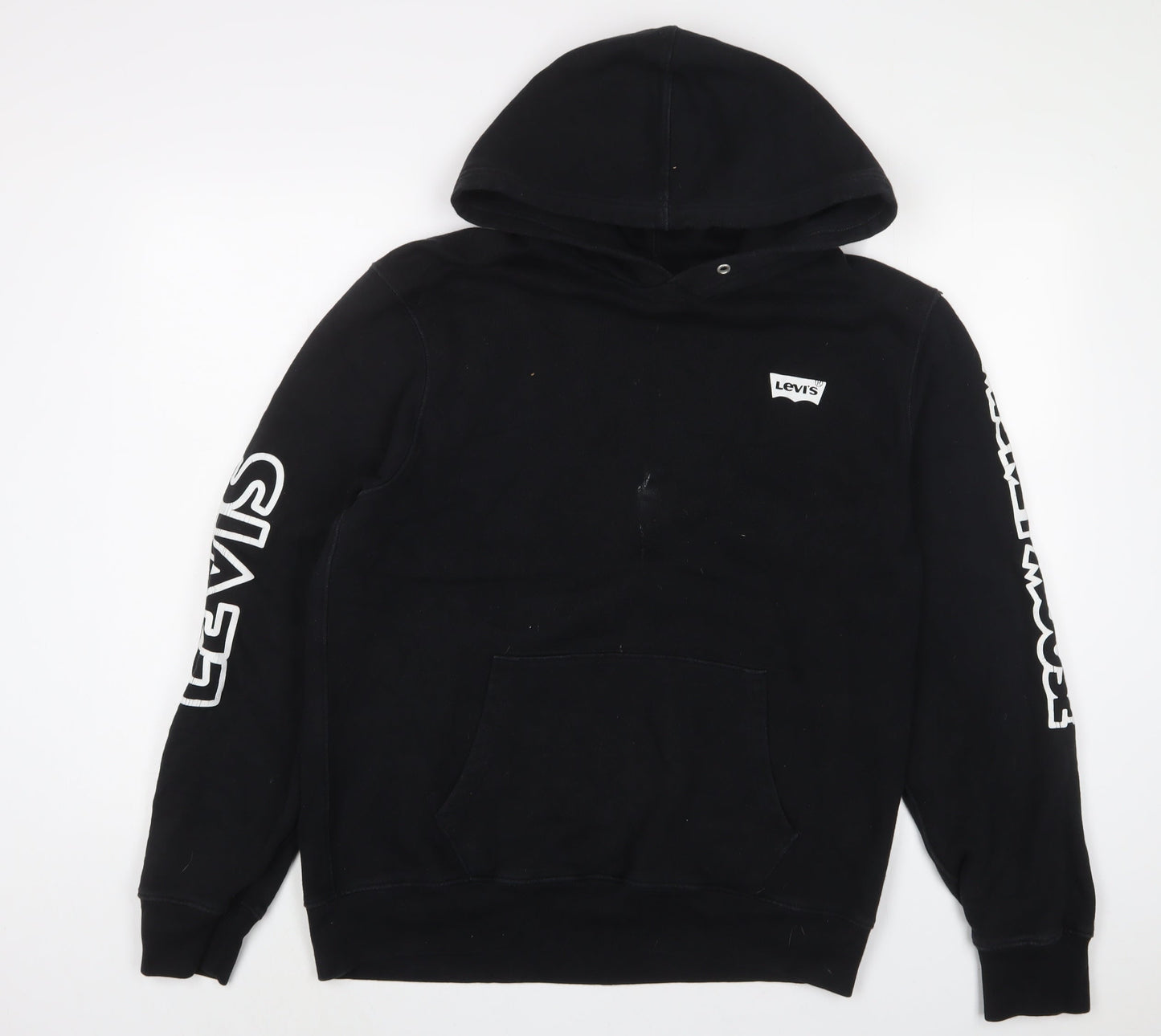 Levi's Mens Black Cotton Full Zip Hoodie Size XL - Mickey Mouse