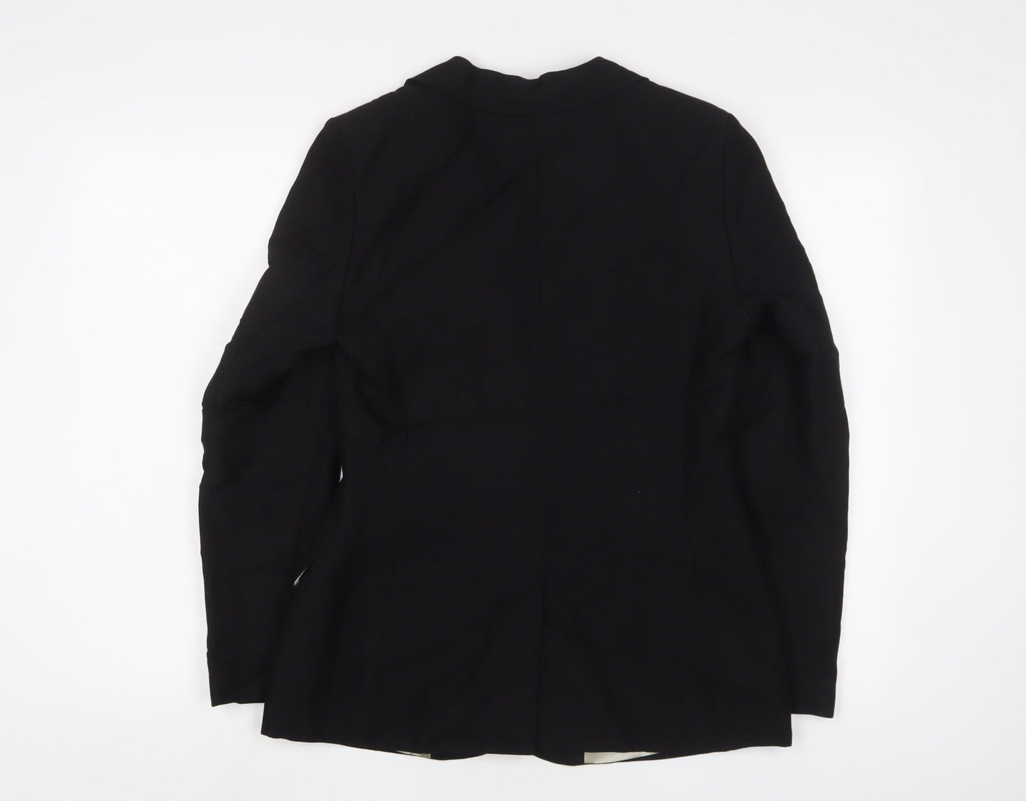 Oasis Womens Black Jacket Blazer Size 10 Button