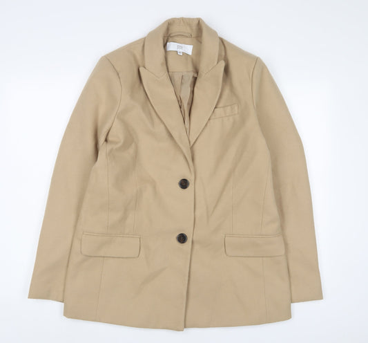 La Redoute Womens Beige Jacket Size 12 Button