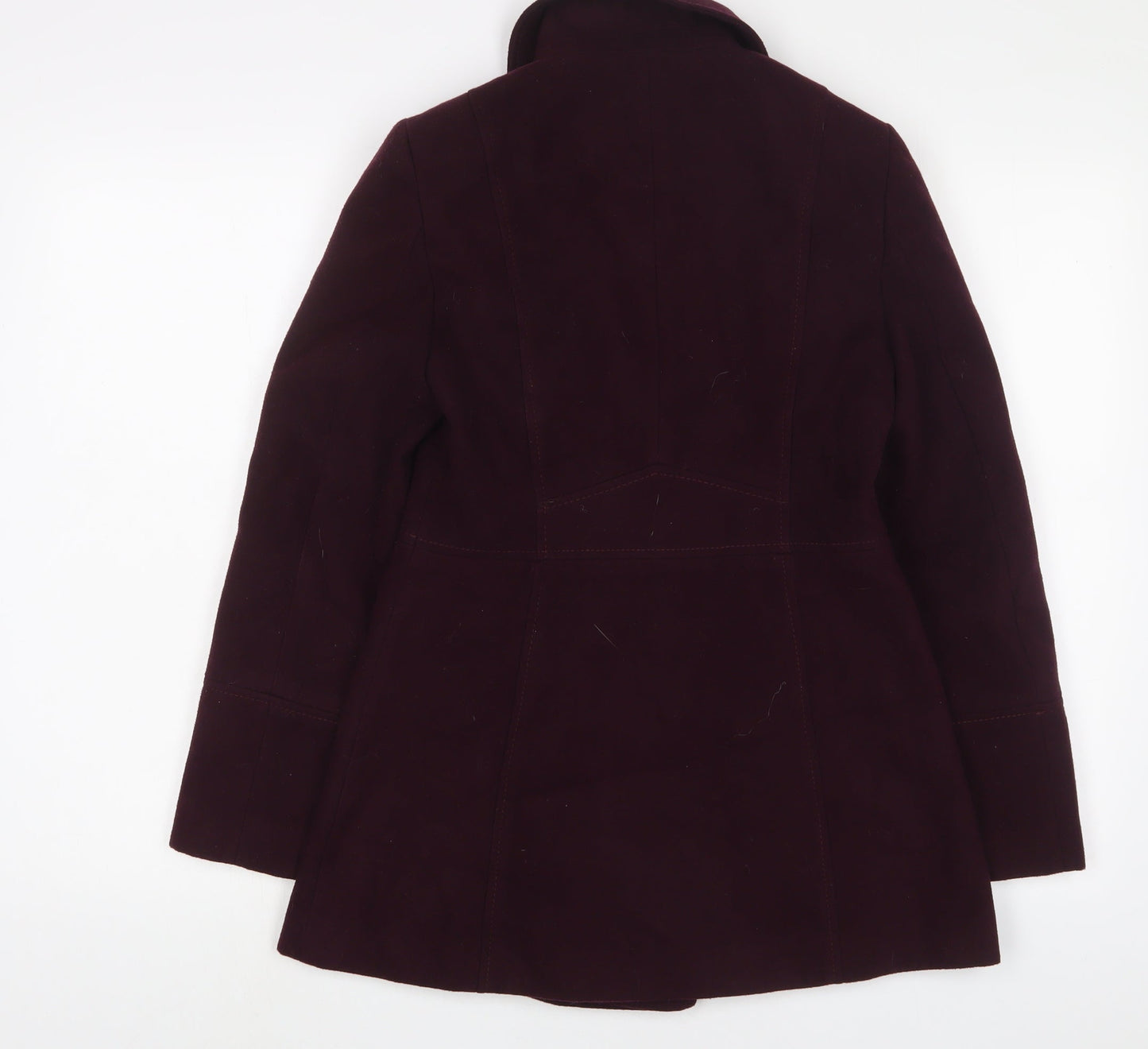 Debenhams Womens Purple Jacket Size 8 Zip