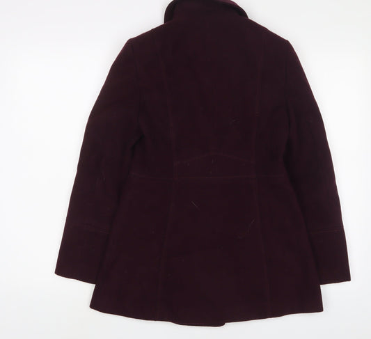 Debenhams Womens Purple Jacket Size 8 Zip