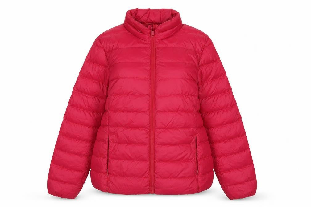 Marks & Spencer Womens Pink Quilted Jacket Size 8 Zip