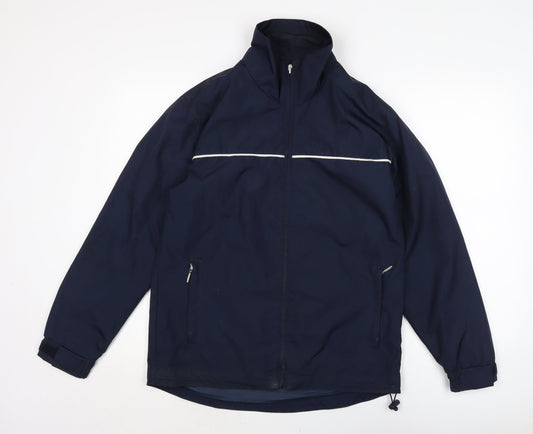 Olympus Womens Blue Anorak Jacket Size 10 Zip